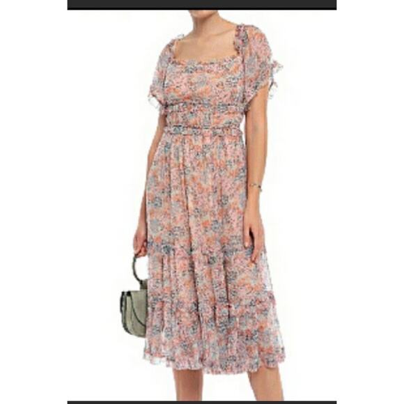 Anthropologie Love the Label Waterlily Floral‎ Dress - Picture 1 of 10
